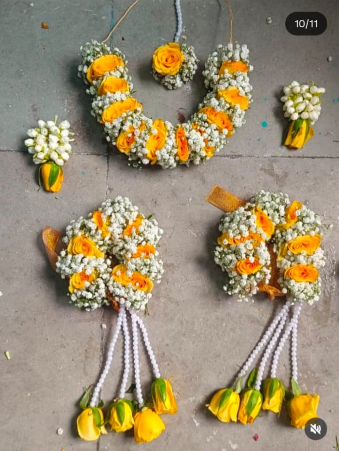 Exquisite Flower Jewelry by Afroz Florist Hyderabad